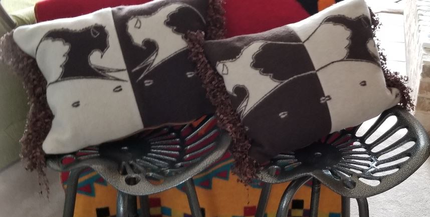 Buffalo pillow